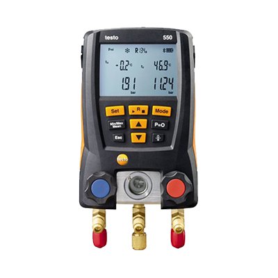 Elektroniczna oprawa zaworowa Testo 550
