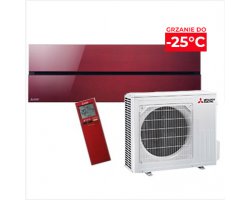 Klimatyzator ścienny MITSUBISHI MSZ-LN / MUZ-LN Czerwony VG2R Hyper Heating