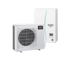 Pompa ciepła ECODAN Eco Inverter Hyper Heating SUZ-SHW-VAH  +  Hydrobox EHSD  /  ERSD 
