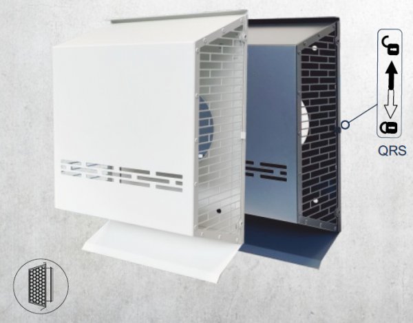 Ścienna czerpnia lub wyrzutnia BREEZE SQUARE