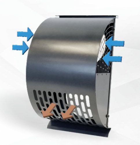 Ścienna zblokowana czerpnio-wyrzutnia BREEZE NW (pionowa)