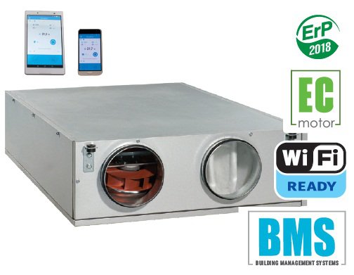Centrala wentylacyjna VENTS VUT PBE/PBW EC (do 1030 m³/h)