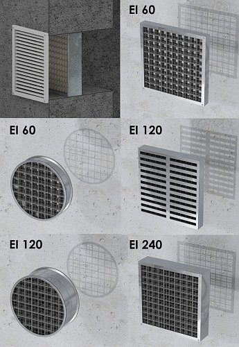 Przeciwpożarowa kratka ALFA FR GRILLE