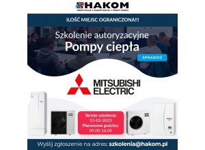 Szkolenie autoryzacyjne POMPY CIEPŁA - MITSUBISHI ELECTRIC