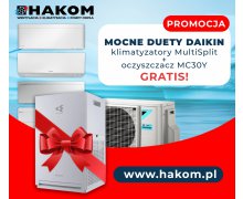 DAIKIN - MOCNE DUETY 2: Multisplit  +  oczyszczacz powietrza