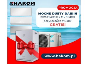 DAIKIN - MOCNE DUETY 2: Multisplit  +  oczyszczacz powietrza