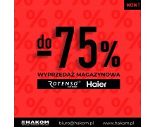 DO -75% NA ROTENSO I HAIER