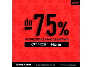 DO -75% NA ROTENSO I HAIER