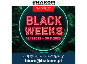 Black Weeks w HAKOM z marką Rotenso