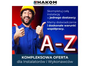 Skompletuj cały system instalacji u jednego dostawcy