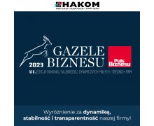 Nasz dynamiczny rozwój został wyróżniony Gazelą Biznesu 2023!