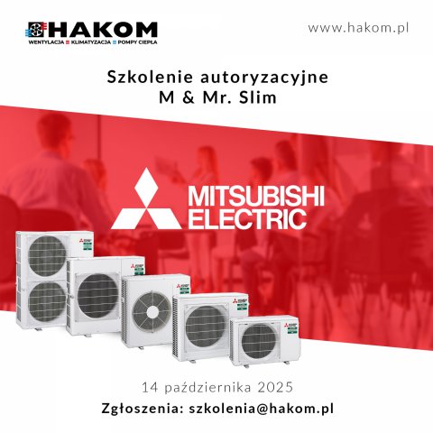 Szkolenie autoryzacyjne M & Mr. Slim Mitsubishi Electric - Warszawa 14.10.2025