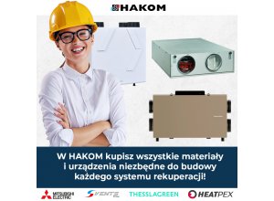 Materiały i urządzenia do budowy każdego systemu rekuperacji!