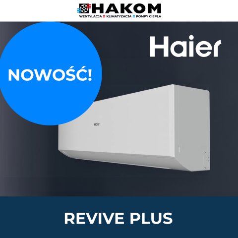 Nowości HAKOM: klimatyzator ścienny Haier Revive Plus