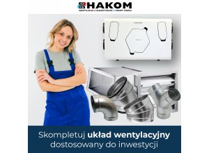 Skompletuj układ wentylacyjny dostosowany do inwestycji