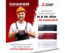 Szkolenie autoryzacyjne M & Mr Slim Mitsubishi Electric - 10 kwiecień 2025