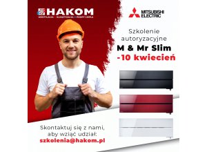 Szkolenie autoryzacyjne M & Mr Slim Mitsubishi Electric - 10 kwiecień 2025