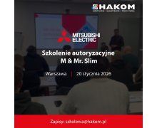 Szkolenie autoryzacyjne M & Mr. Slim Mitsubishi Electric - Warszawa, 20 stycznia 2026 r.
