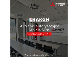 Szkolenie autoryzacyjne M & Mr. Slim Mitsubishi Electric - Warszawa 24.11.2025