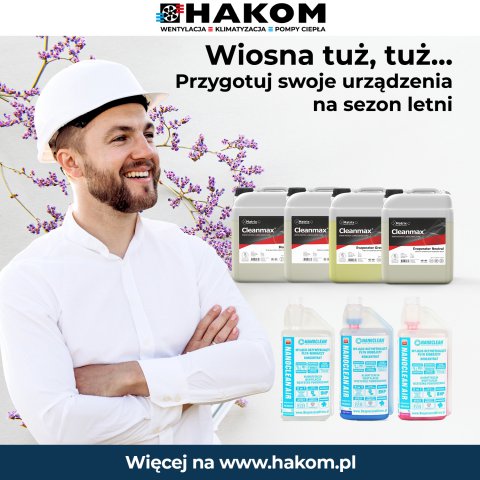 cleanmax matrix nanoclean air przygotuj urzadzenia na sezon letni plyny srodki do czyszczenia i dezynfekcji klimatyzatorow klimatyzator wentylator pompa ciepla maty i wklady filtracyjne filtr kasetonowy kieszeniwy plaski ff