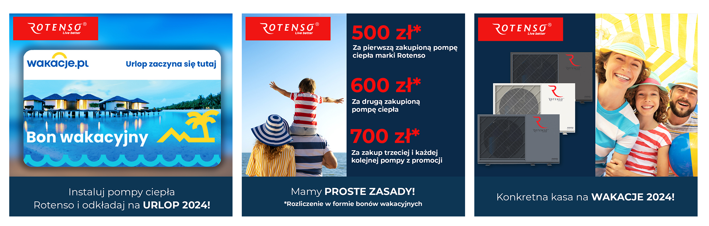 wakacje z rotenso pompy ciepla promocja